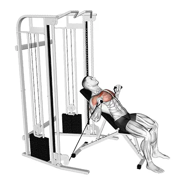 Cable Incline Bench Press