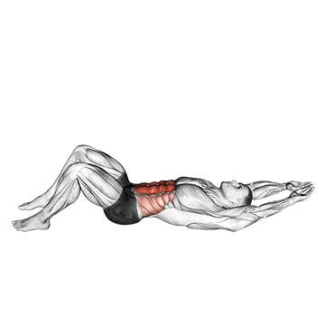 Crunch (hands overhead)