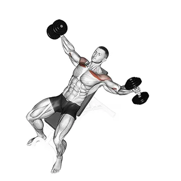 Dumbbell Incline Breathing Fly