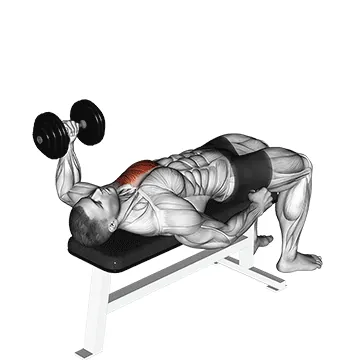 Dumbbell Lying One Arm Press