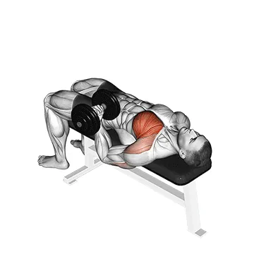 Dumbbell Lying One-Arm Press