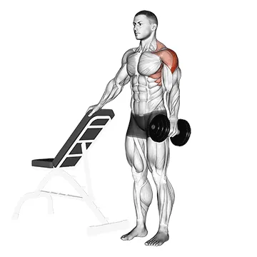 Dumbbell One Arm Lateral Raise
