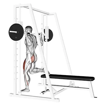 Smith Machine Single Leg Split Squat