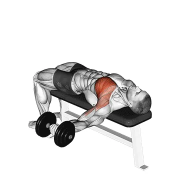 Dumbbell One-Arm Bench Fly