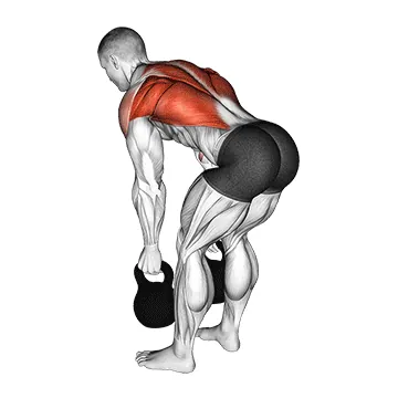Kettlebell Two Arm Row