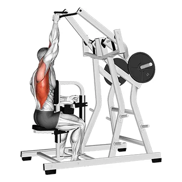 Lever One Arm Lateral Wide Pulldown (plate loaded)