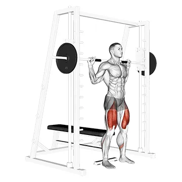 Smith Machine Squat to Bench
