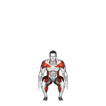Squat to Overhead Reach with Twist