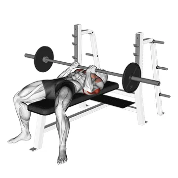 Barbell Reverse Close Grip Bench Press
