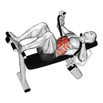 Lever Lying Crunch