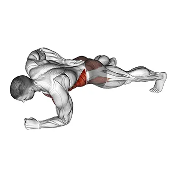 One Arm Front Plank