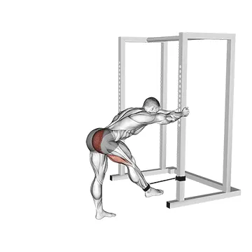 Band Bent over Hip Extension