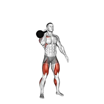 Kettlebell One Arm Thruster