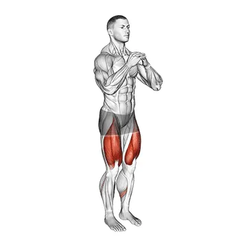 Bodyweight Narrow Stance Squat