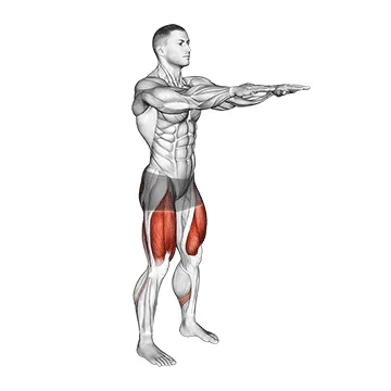 Bodyweight Slow to Explosion Squats