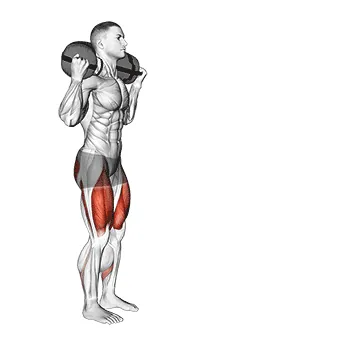 Weighted Sandbag Forward Lunge